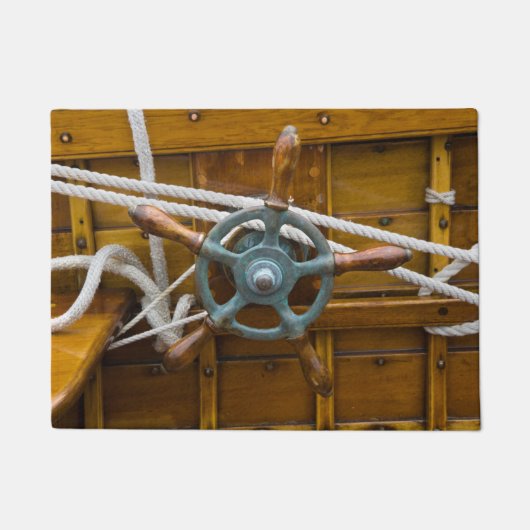 Antiek Wooden Boat Deurmat (Voorkant)