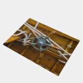 Antiek Wooden Boat Deurmat (Schuin)