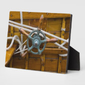 Antiek Wooden Boat Fotoplaat (Zijkant)