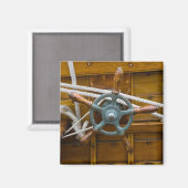 Antiek Wooden Boat Magneet (Voorkant / Achterkant)
