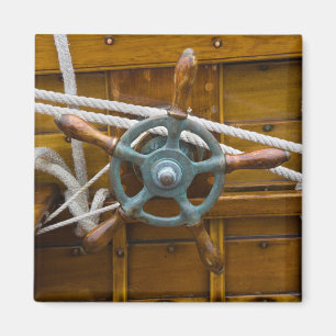 Antiek Wooden Boat Magneet