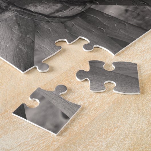 Antiek Woodenwagon Legpuzzel (Zijkant)