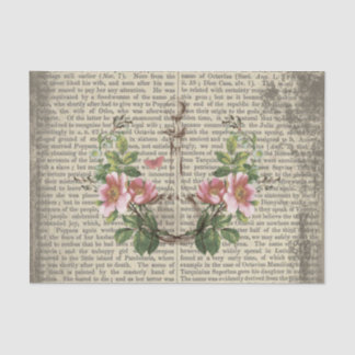 Antiek woordenboek literatuurflesje Tissuepapier