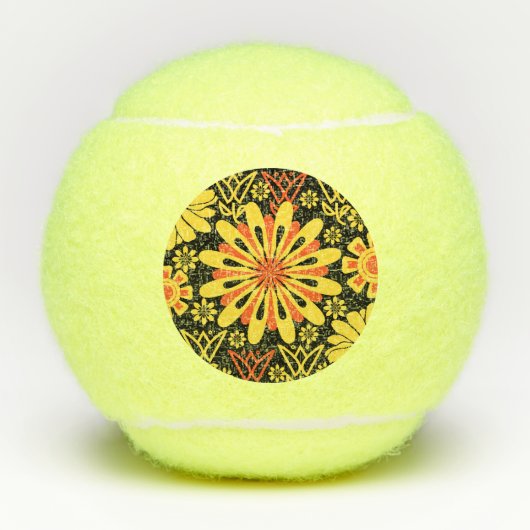 Antiek Yeller Tennis Ball Tennisballen (Voorkant)