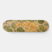 Antiek Yellow Flowers Skateboard (Horizontaal)
