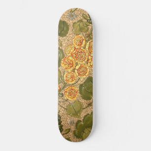 Antiek Yellow Flowers Skateboard