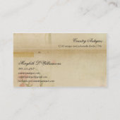  Antiek zacht Briefkaart Visitekaartje (Achterkant)