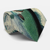 Antiek zalmvis Vist afdrukken Stropdas (Opgerold)