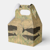 Antiek Zee op walvis Bedankdoosjes (Achterkant)