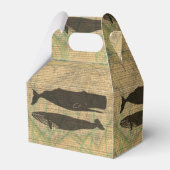 Antiek Zee op walvis Bedankdoosjes (Voorkant Zijde)