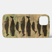 Antiek Zee op walvis Case-Mate iPhone Case (Achterkant (horizontaal))