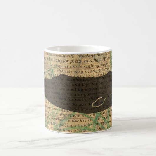 Antiek Zee op walvis Koffiemok (Center)