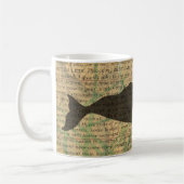 Antiek Zee op walvis Koffiemok (Links)