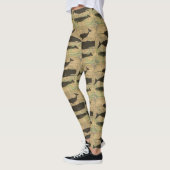 Antiek Zee op walvis Leggings (Links)