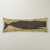 Antiek Zee op walvis Lichaamskussen (Voorkant)