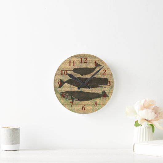 Antiek Zee op walvis Ronde Klok (Huis)