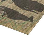 Antiek Zee op walvis Snijplank (Hoek)