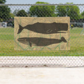 Antiek Zee op walvis Spandoek (Insitu)