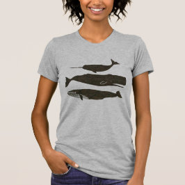 Antiek Zee op walvis T-shirt