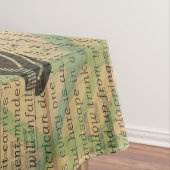 Antiek Zee op walvis Tafelkleed (Voorbeeld)