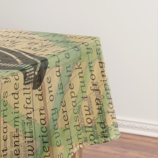 Antiek Zee op walvis Tafelkleed (Voorbeeld)