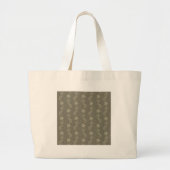 Antiek zeepaardpatroon en staartvis grote tote bag (Voorkant)