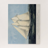  Antiek zeilboot zeebaars Legpuzzel (Verticaal)