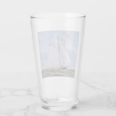 Antiek zeilschip sloep jacht zeilboot oceaan glas (Achterkant)