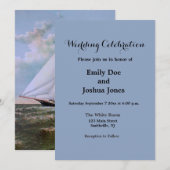 Antiek zeilschip sloep jacht zeilboot oceaan kaart (Voorkant / Achterkant)