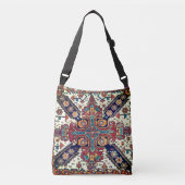 Antiek Zeykhur Oriental Rug Design Crossbody Bag Crossbody Tas (Voorkant)