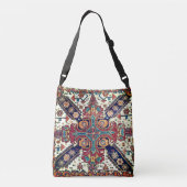 Antiek Zeykhur Oriental Rug Design Crossbody Bag Tas (Achterkant)