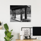 Antiek zichtbare gaspompen poster (Thuiskantoor)