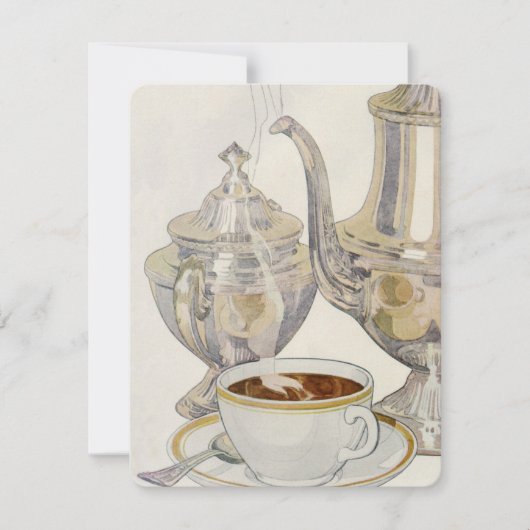 Antiek zilveren koffieservice (Voorkant)
