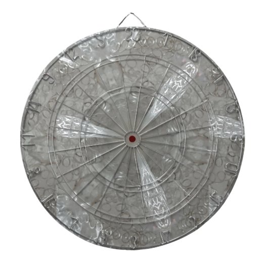 Antiek Zilvergrijs Decoratief Kaleidoscopisch Dartbord (Voorkant)