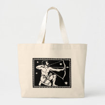 Antiek Zodiac Astrologie Boogschutter Totebag