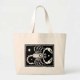 Antiek Zodiac Astrologische Schorpioen Totebag Grote Tote Bag