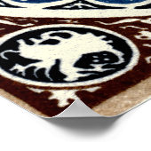 Antiek Zodiac Mandala Poster (Hoek)