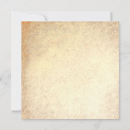 Antiek zonnebloemen - uitnodiging tot weddenschapp (Achterkant)