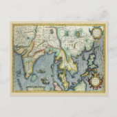 Antiek Zuidoost-Aziatische kaart door Mercator / H (Voorkant)