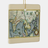 Antiek Zuidoost-Aziatische kaart door Mercator / H Keramisch Ornament (Rechts)