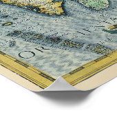 Antiek Zuidoost-Aziatische kaart door Mercator / H Poster (Hoek)