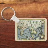 Antiek Zuidoost-Aziatische kaart door Mercator / H Sleutelhanger (Achterkant)