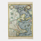 Antiek Zuidoost-Aziatische kaart door Mercator / H Theedoek (Verticaal)