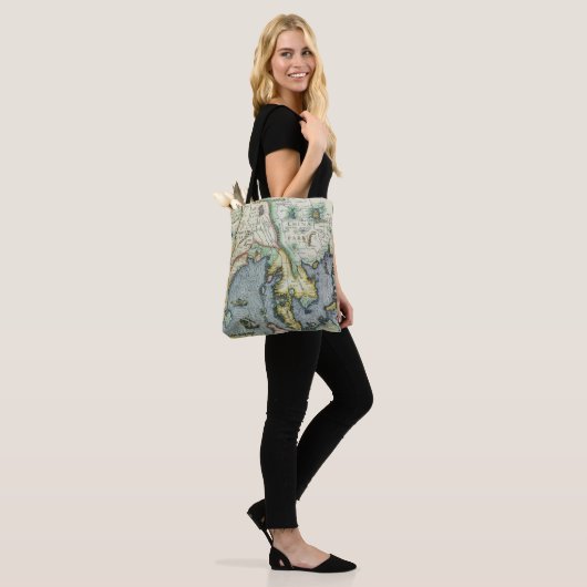 Antiek Zuidoost-Aziatische kaart door Mercator / H Tote Bag (Op model)