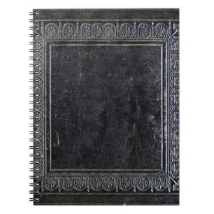 Antiek zwart boek notitieboek