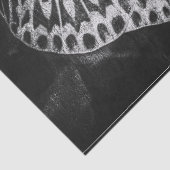  Antiek zwart-wit ontkleurd vlinder Tissuepapier (Detail)