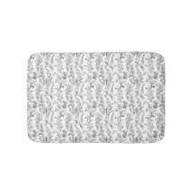 Antiek zwart wit Toile bloemmotief vintage