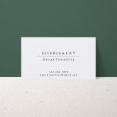 Antiek zwart-witkleuren visitekaartje