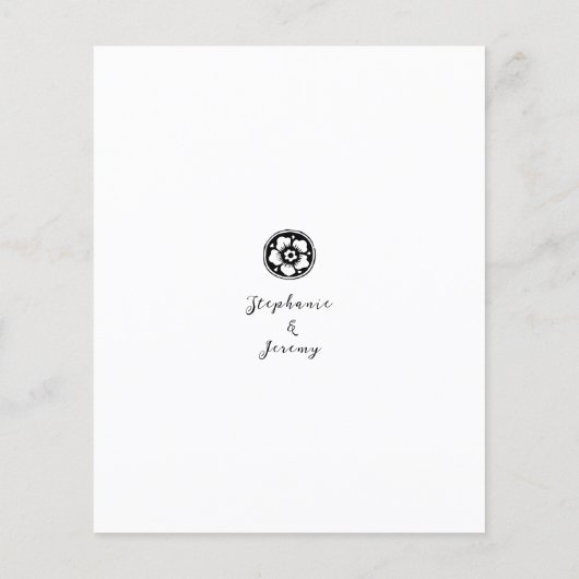 Antiek zwarte en witte Kaart met details (Achterkant)