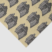  Antiek zwarte oude fashioned typemachine Tissuepapier (Detail)